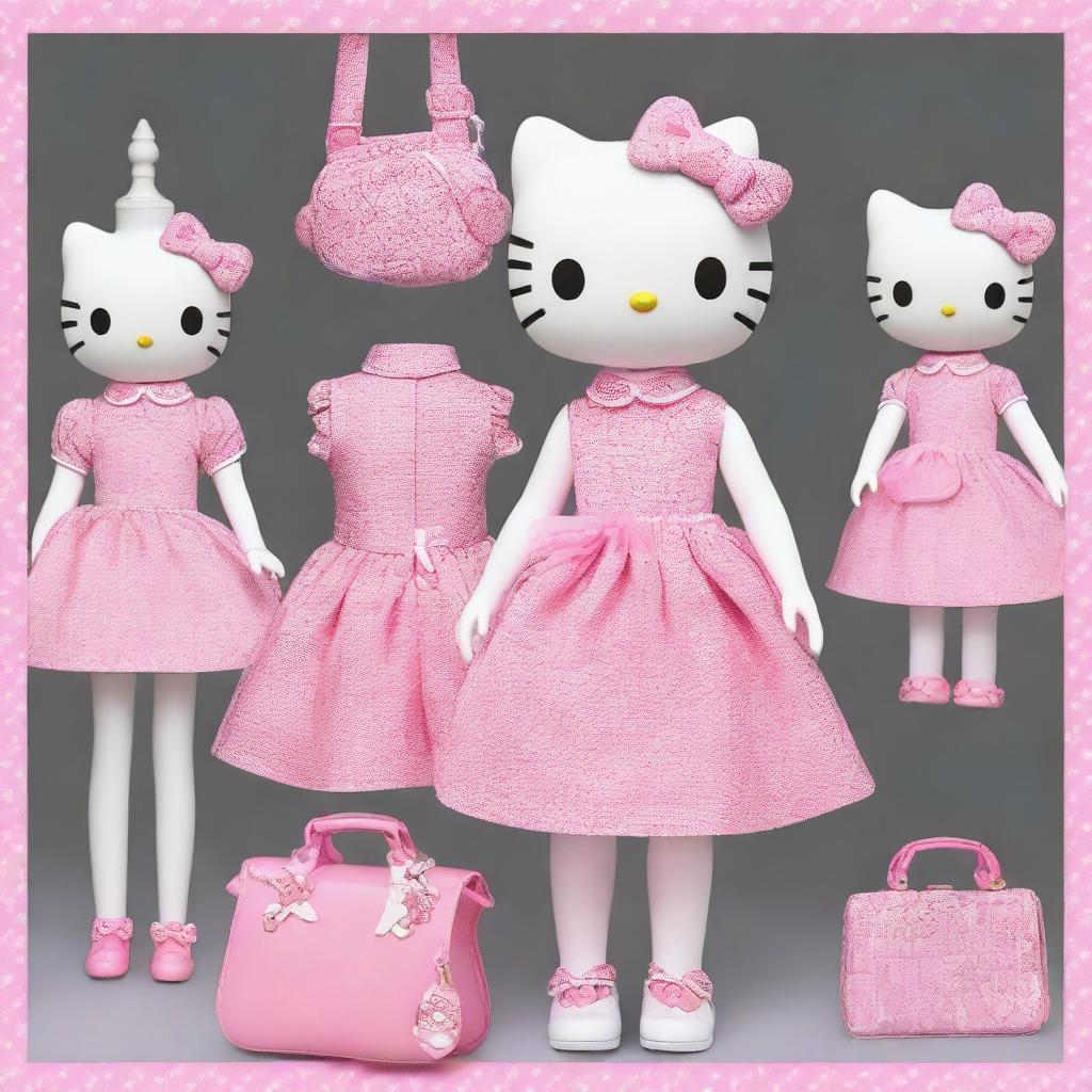 Adorable Hello Kitty Outfit: Dress, Shoes & Accessories