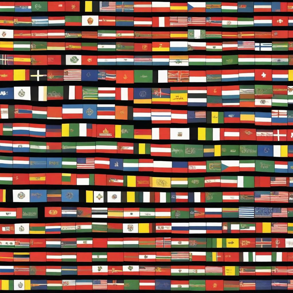 Explore the World: Flags of All 195 Countries