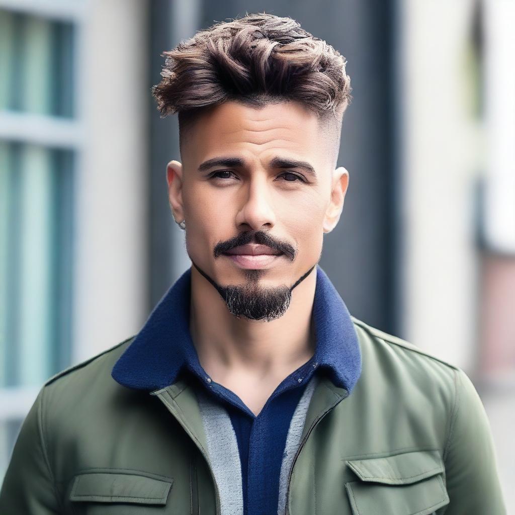 Trend Alert: Mid Burst Fade with Wavy Top