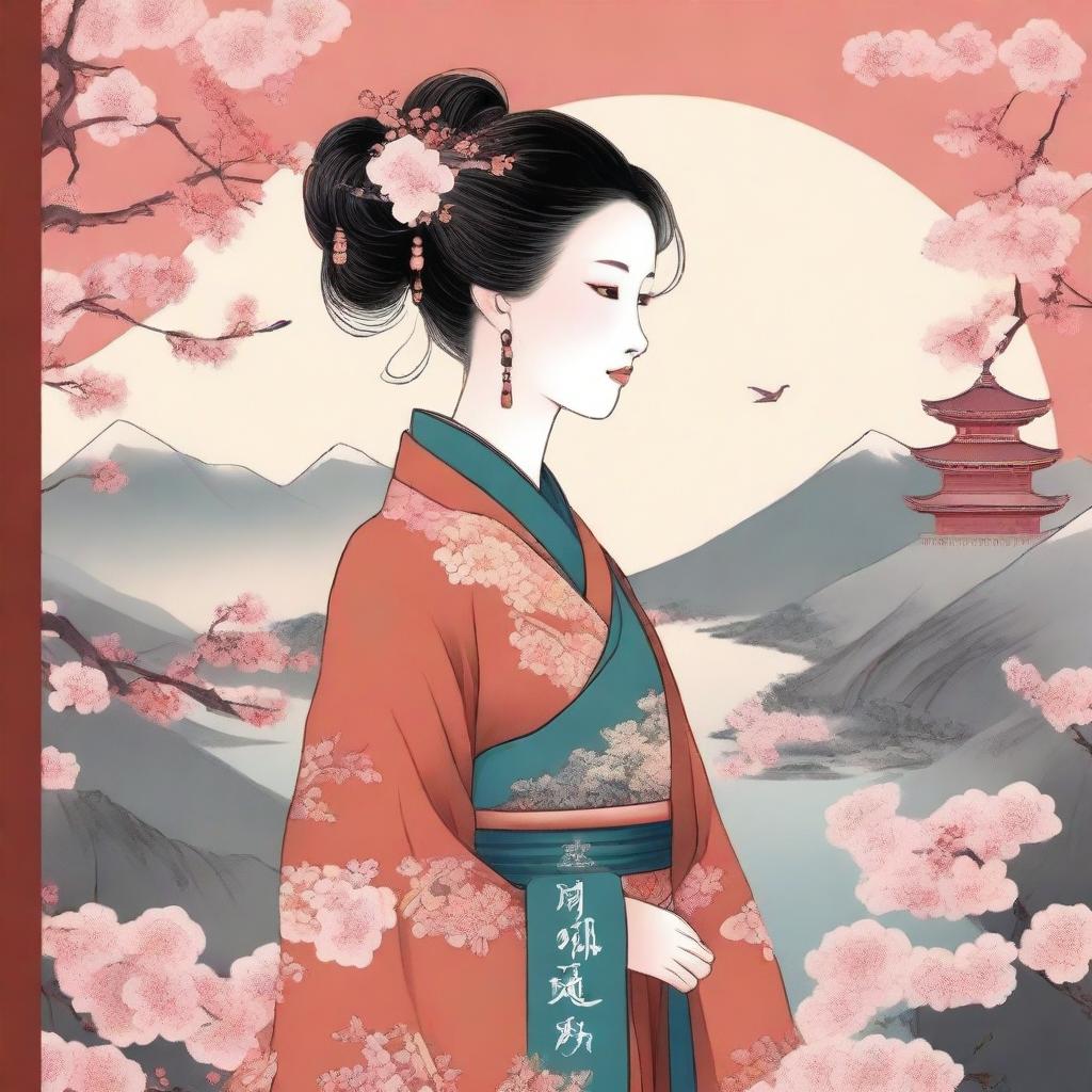 Journey Through Time: A Hand-Drawn Historical Chinese Novel Cover
