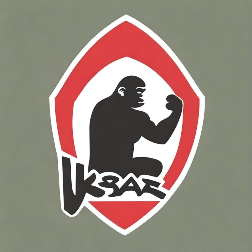 Bold & Brave: Red Shield Logo