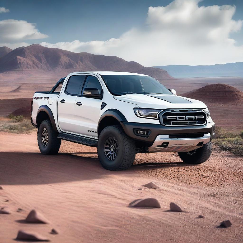 Unleash the Beast: Pearl White Ford Ranger Raptor