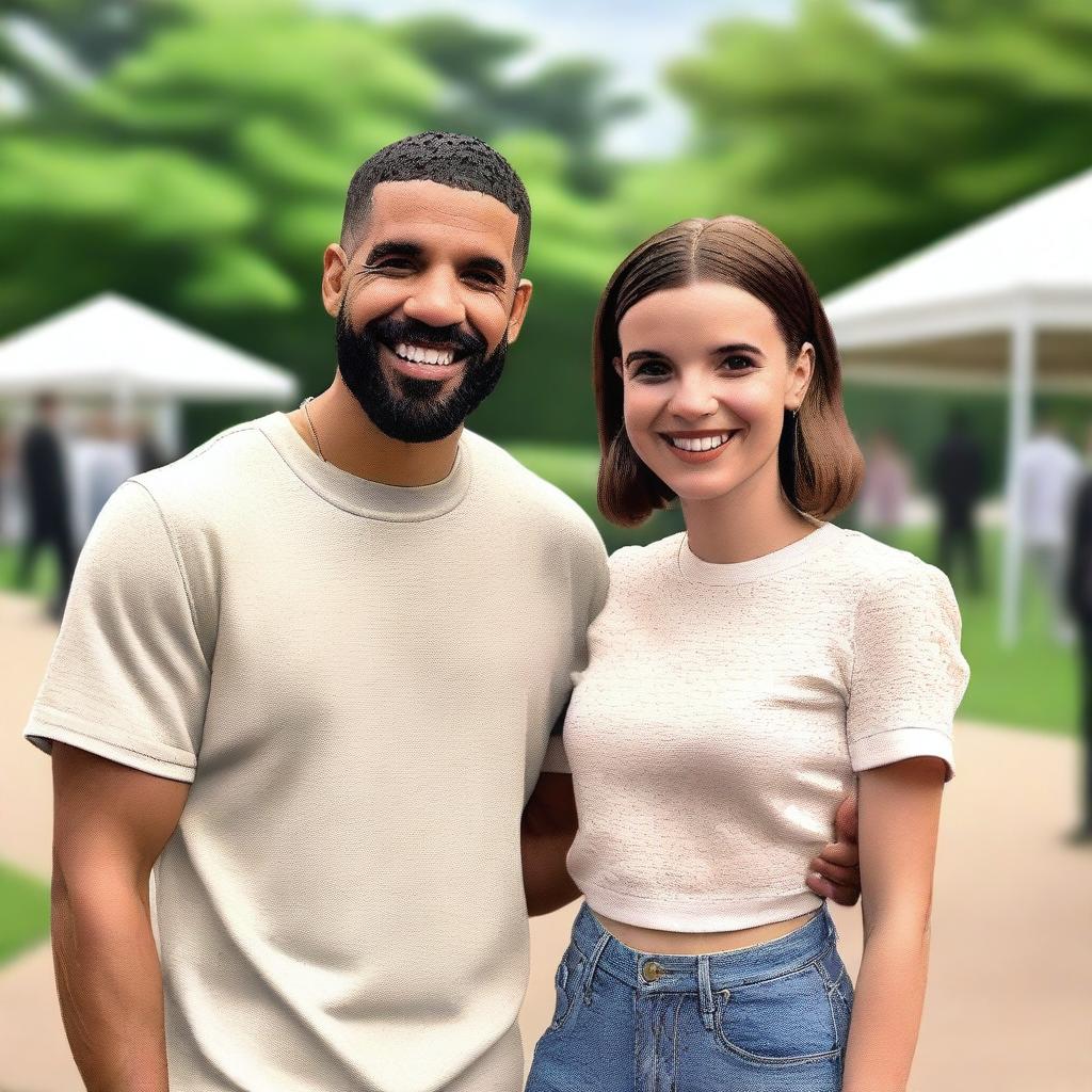 A Starry Encounter: Drake & Millie Bobby Brown Together