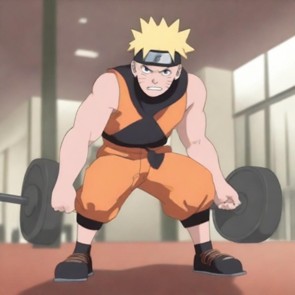 Naruto Uzumaki: Power in the Gym