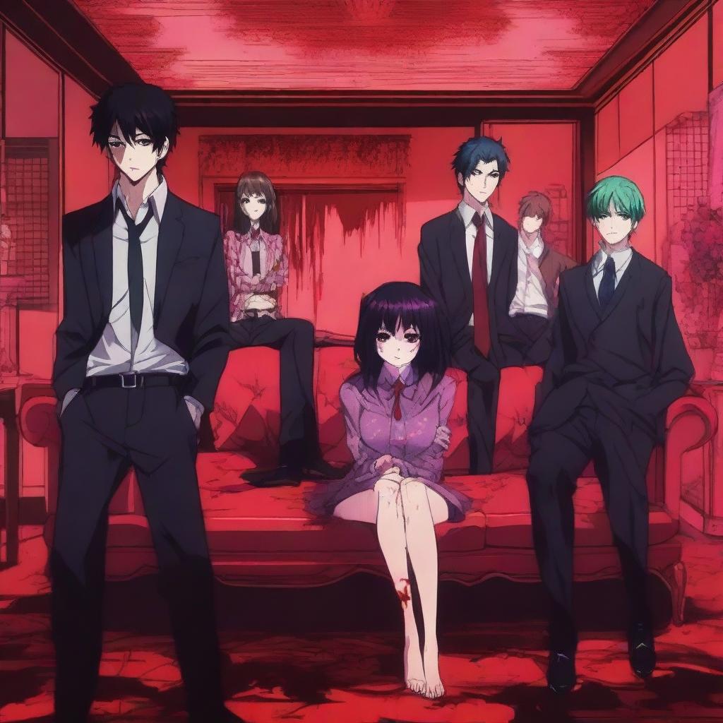 Intense Anime Standoff: A Woman Among Warriors