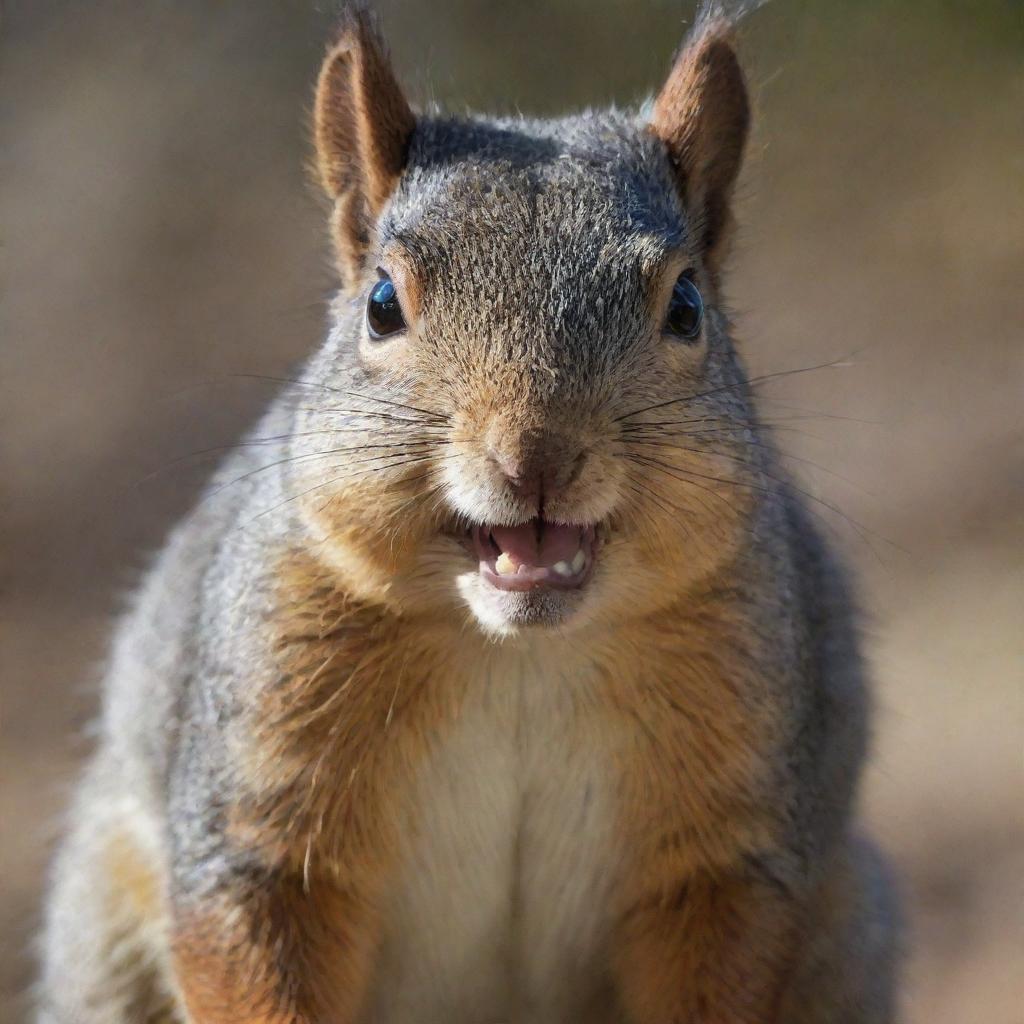 Meet the Fearsome Squirrel: King of the Forest?