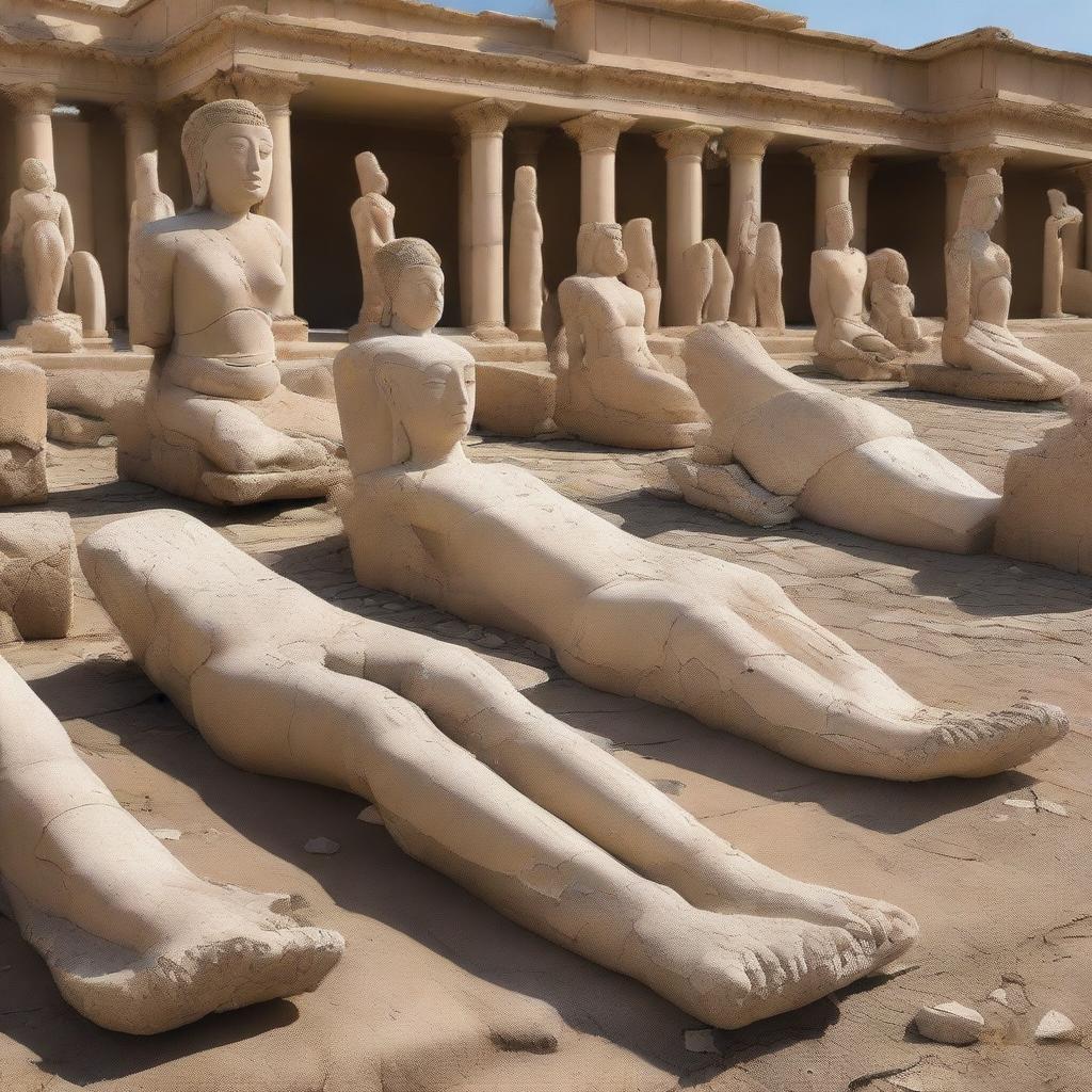 Unearth the Mystery of Ancient Fragmented Statues