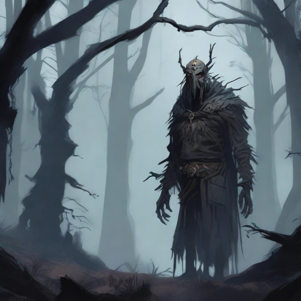 Undead Corvum: Shadowy Guardian of the Forest
