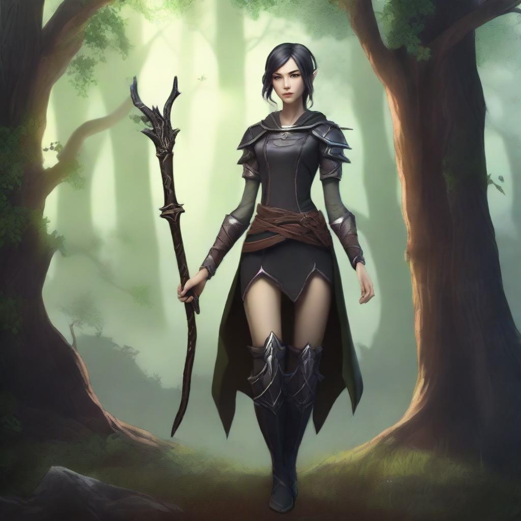 Empower Your Imagination: Female Elf Druid
