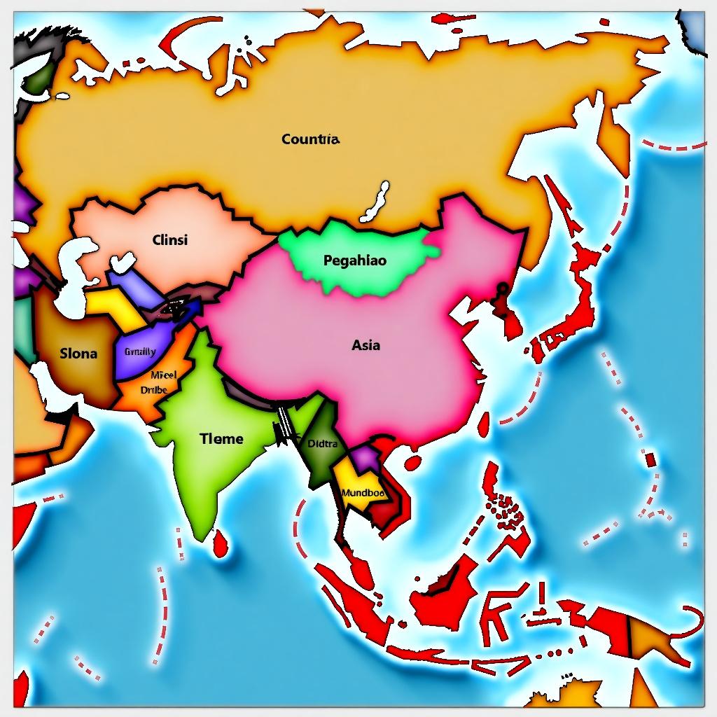 Explore Asia: A Comprehensive Detailed Map