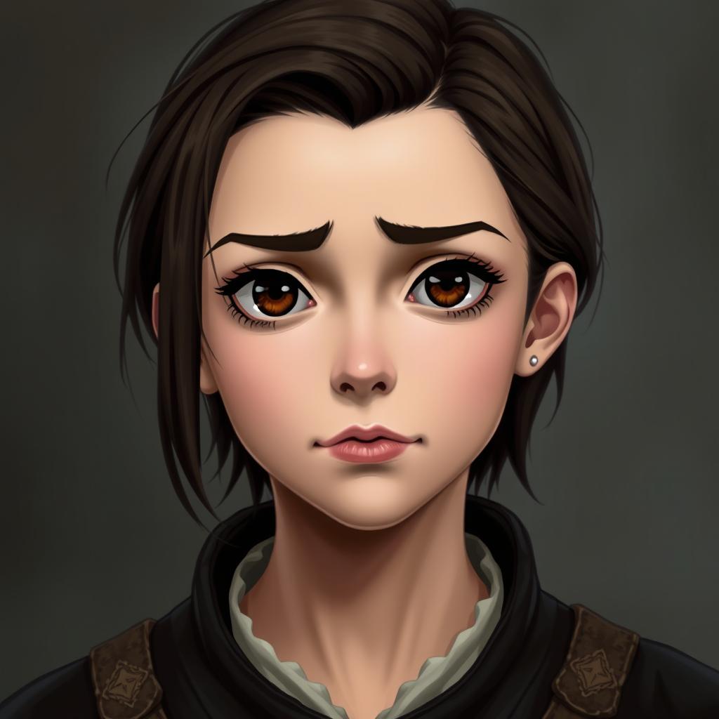 Mystery Unveiled: Short-Haired Brunette