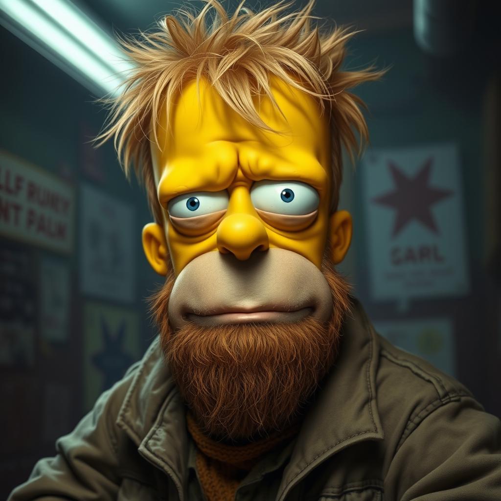 Bart Simpson: The Hairy, Washed-Up Parody
