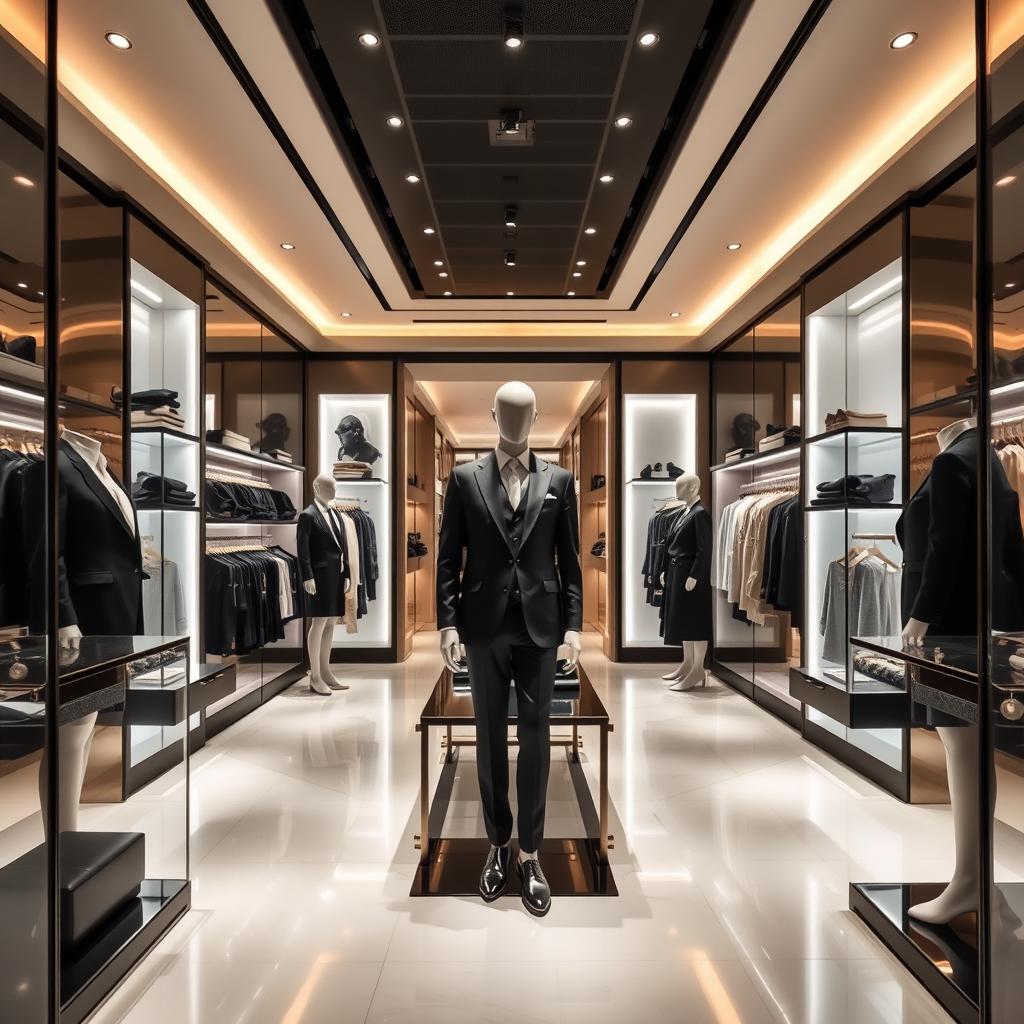 Discover Elegance: Sophisticated Clothing Store Interiors