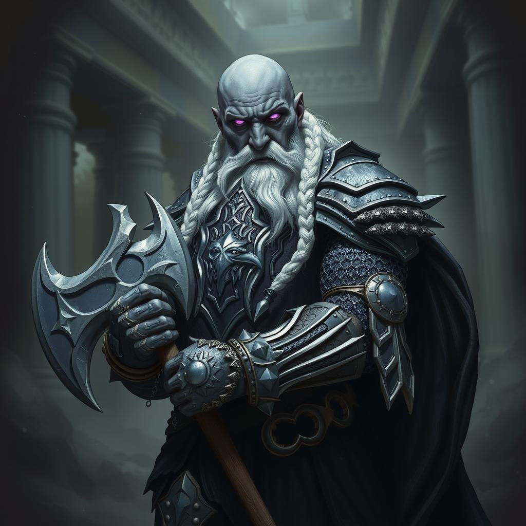 Dark Majesty: Duergar Paladin of the Raven Queen