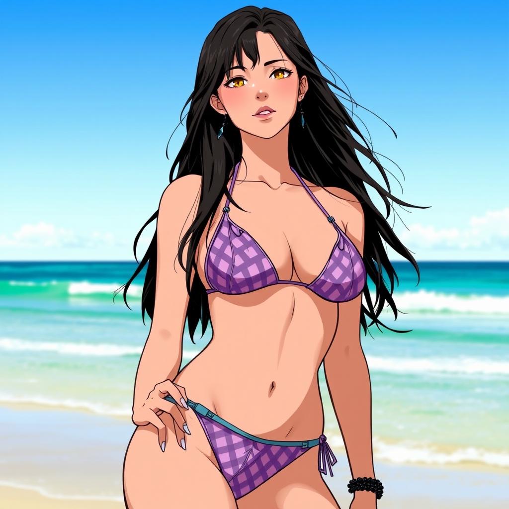 Makima in Style: Chainsaw Mans Iconic Character in a Bikini