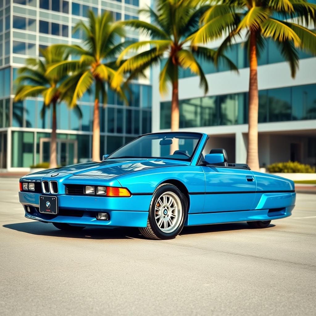 Unleash the Miami Blue: BMW 850CSi Dream Machine