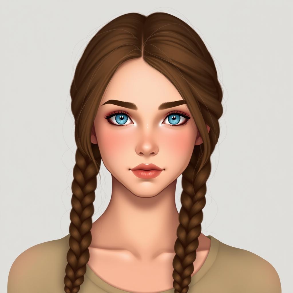 Stylish 16-Year-Old with Unique Braids