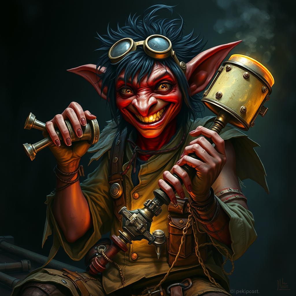 Meet the Steampunk Goblin Artificer