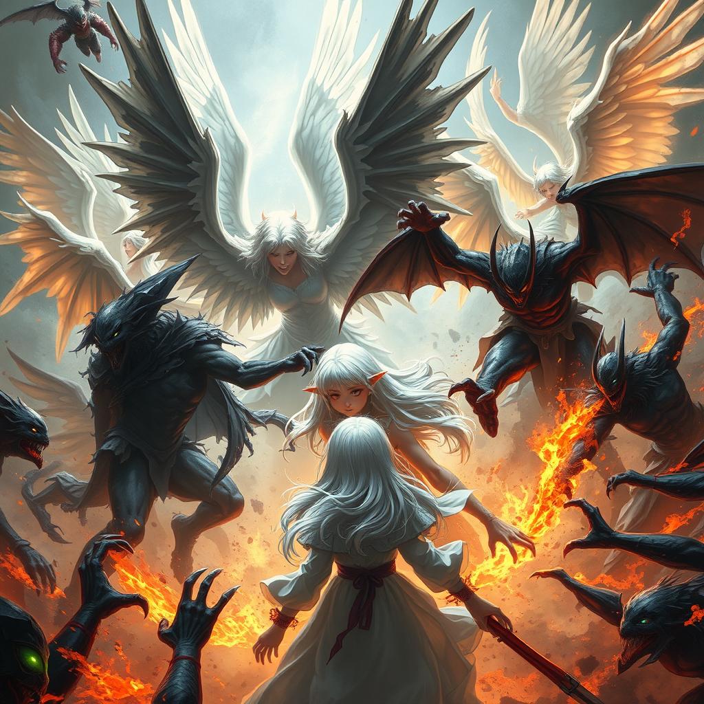 Epic Showdown: Angels vs. Demons