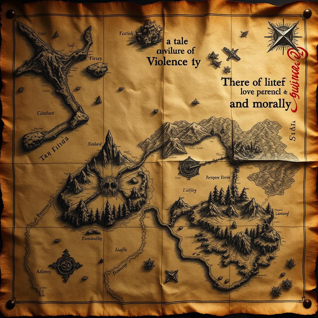 Unlock Secrets: Enchanted Fantasy Map