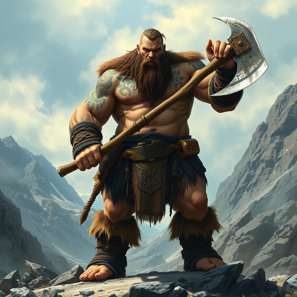 Goliath Barbarian: The Might of the Mountains
