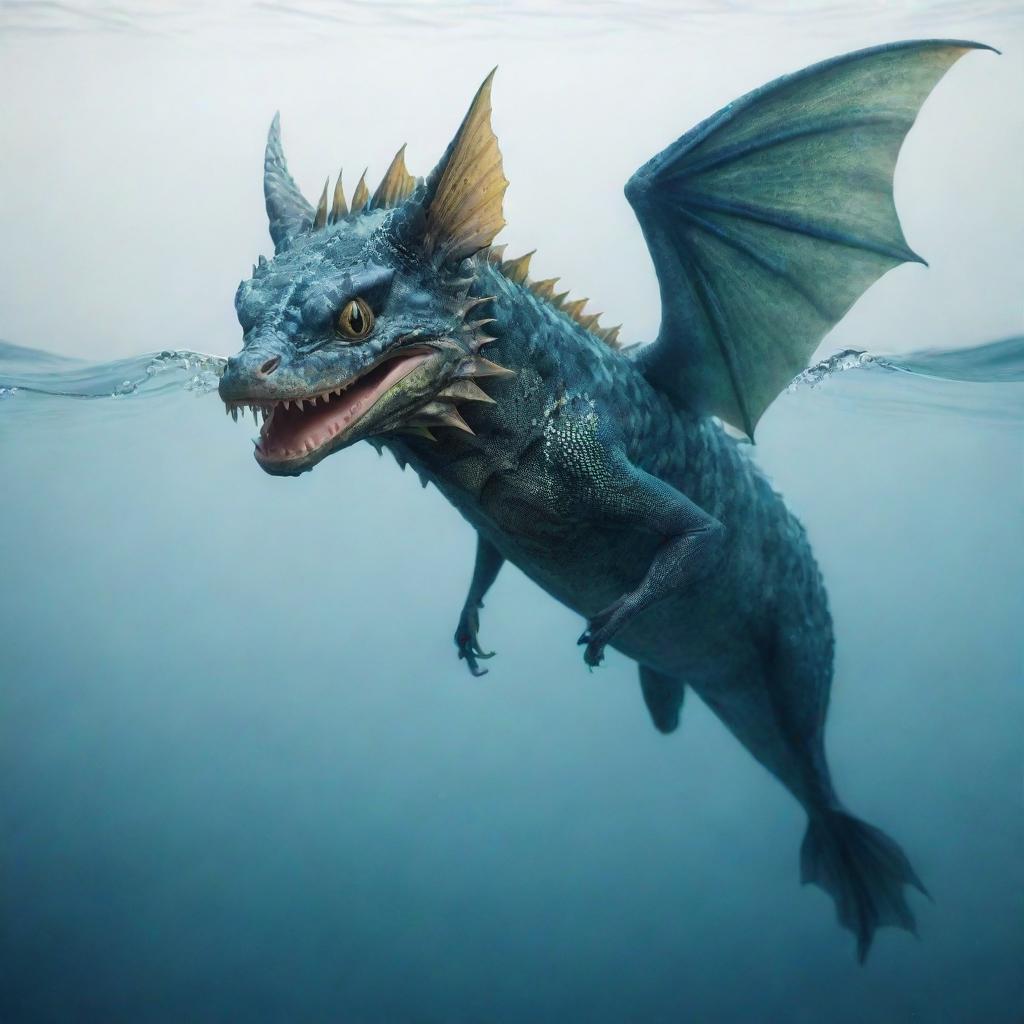 Mythic Fusion: Catfish Dragon, Aquatic Realms