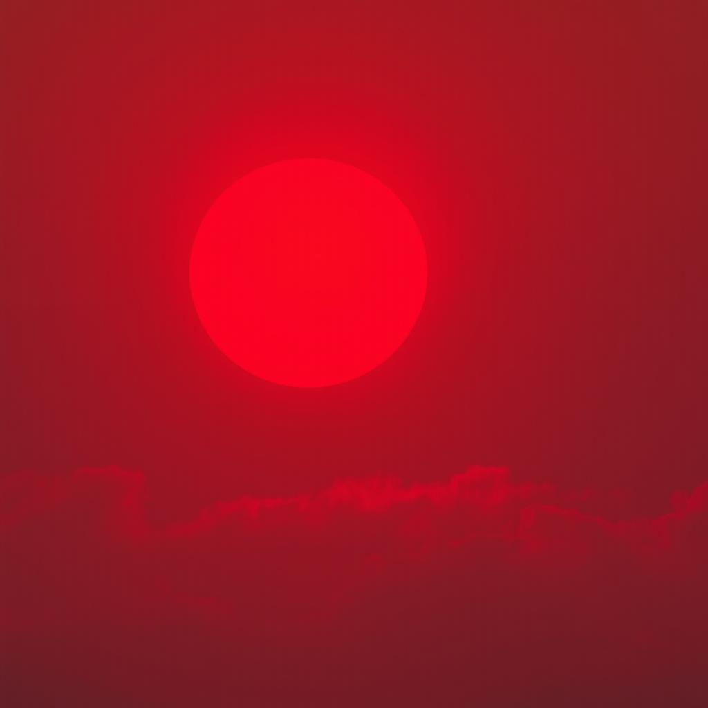 Vibrant Red Sunrise