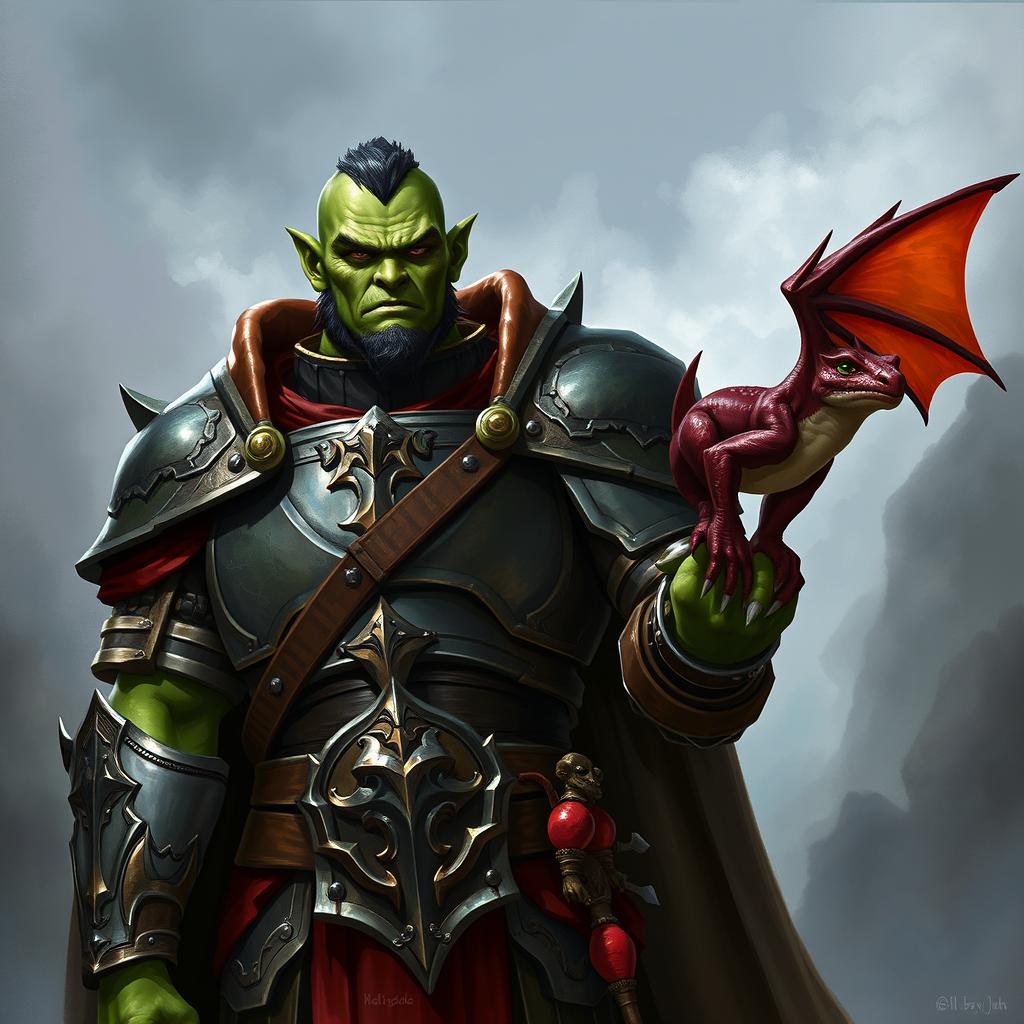 Unleash the Fury of the Paladins: 7 Tall Half-Orc Knight