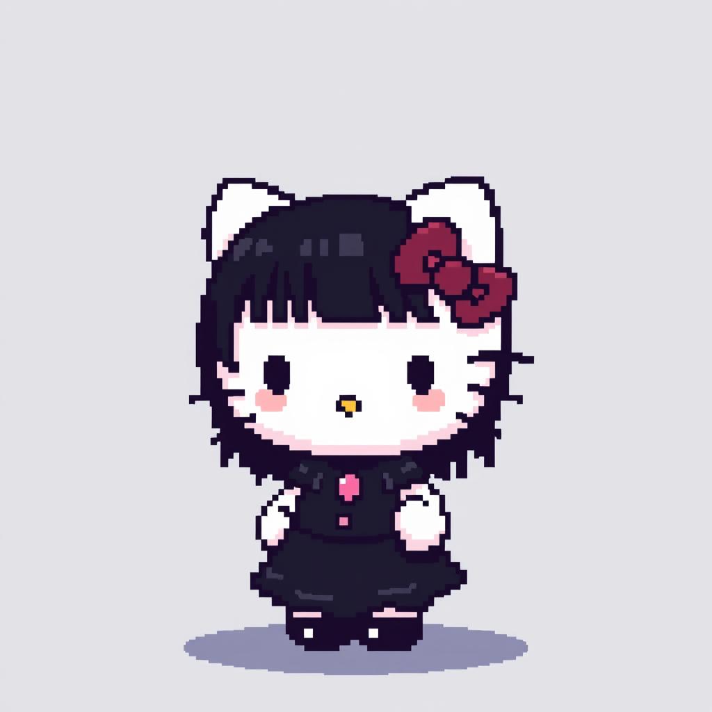 Goth Hello Kitty: A Dark Twist on a Beloved Icon
