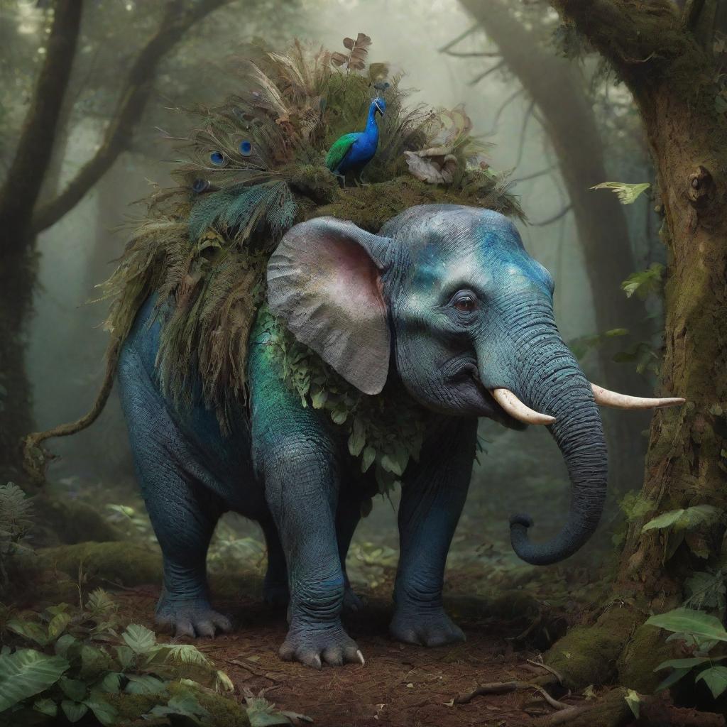 Enchanted Encounter: A Whimsical Forest Inhabitant