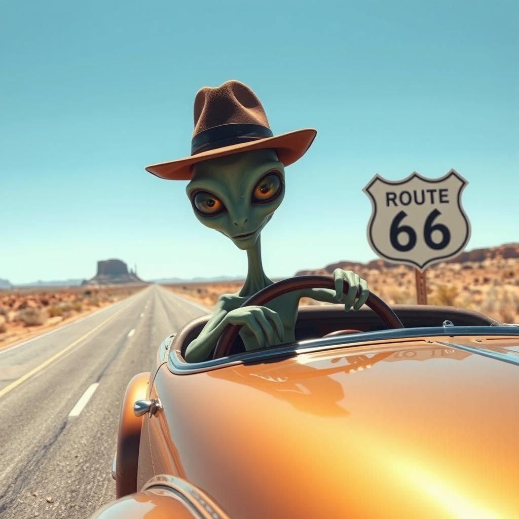 Cosmic Cruiser on Route 66