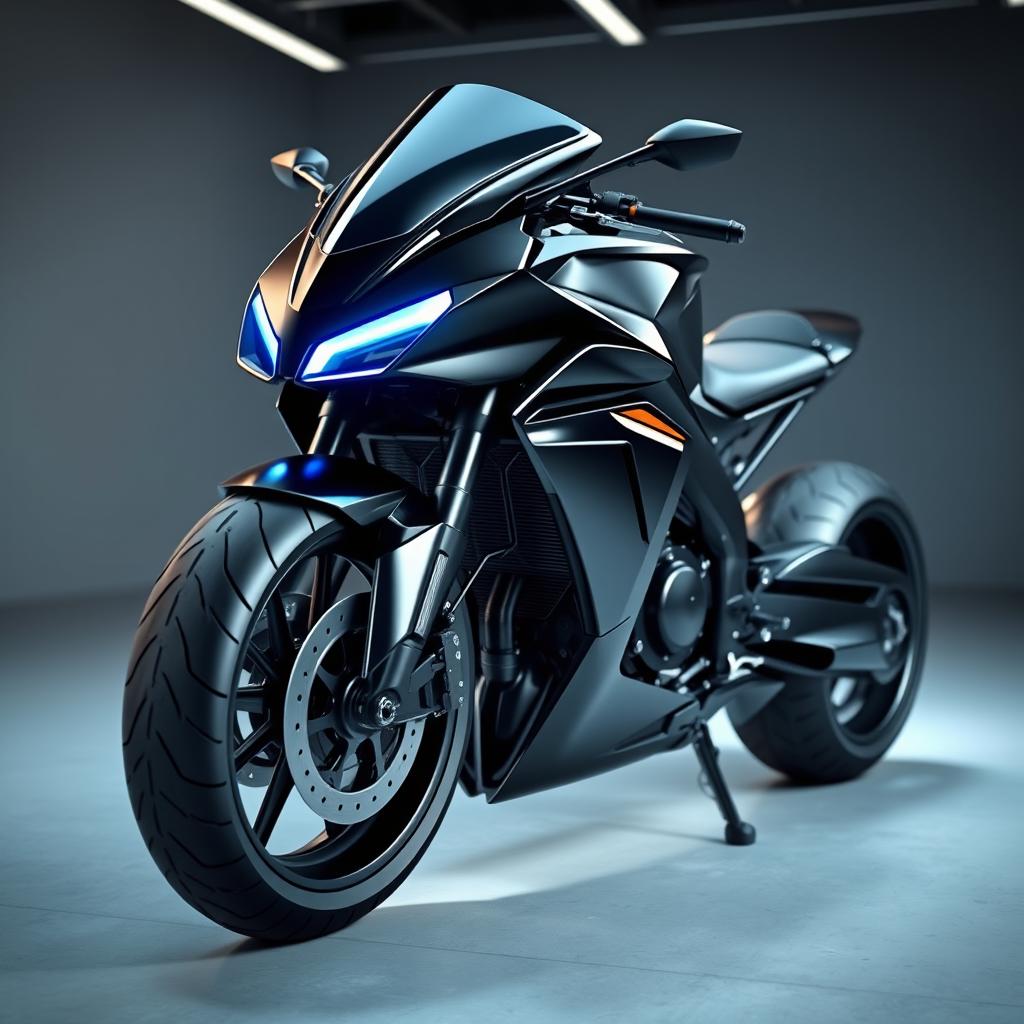 Revolutionary Ride: Futuristic Electric Motorcycle