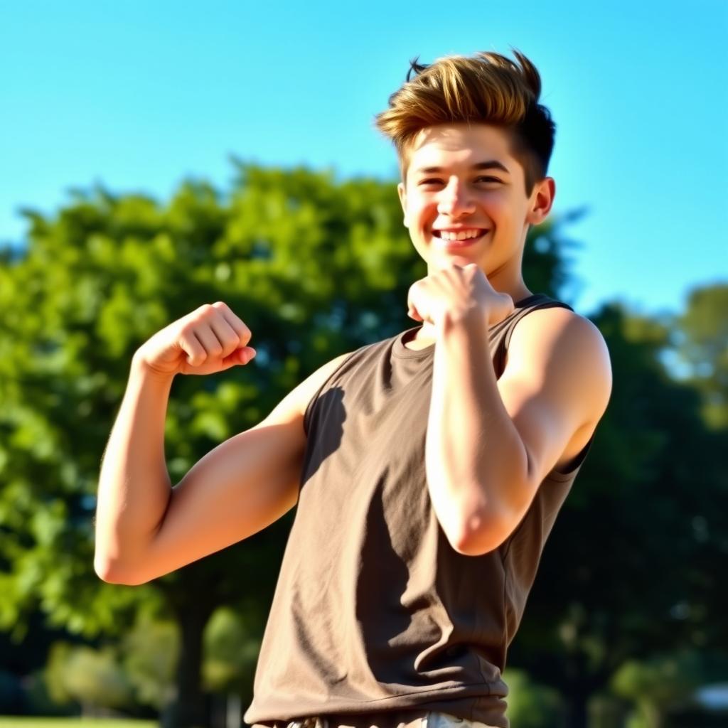 Unstoppable Teen: 18 Years Old, Unbeatable Physique