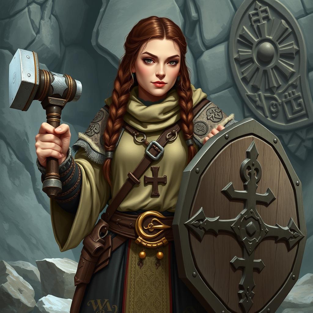 Mountain Dwarf Cleric: Devoted and Unyielding