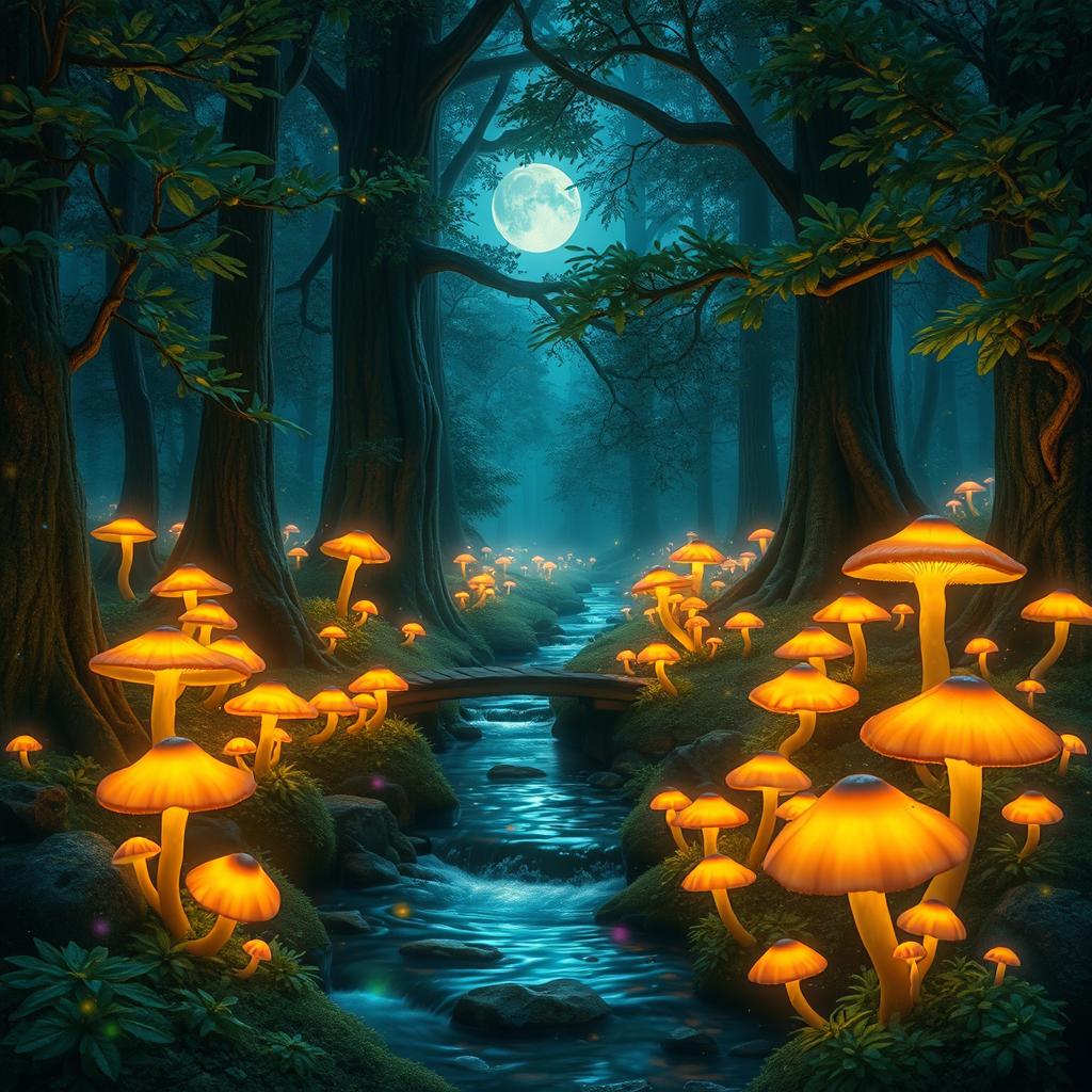 Discover the Enchanted Magic of Our Glowing Mushroom Forest