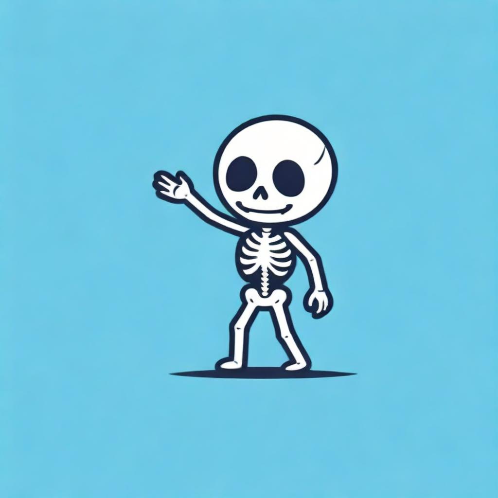Meet Frankie, the Friendly Skeleton Mascot