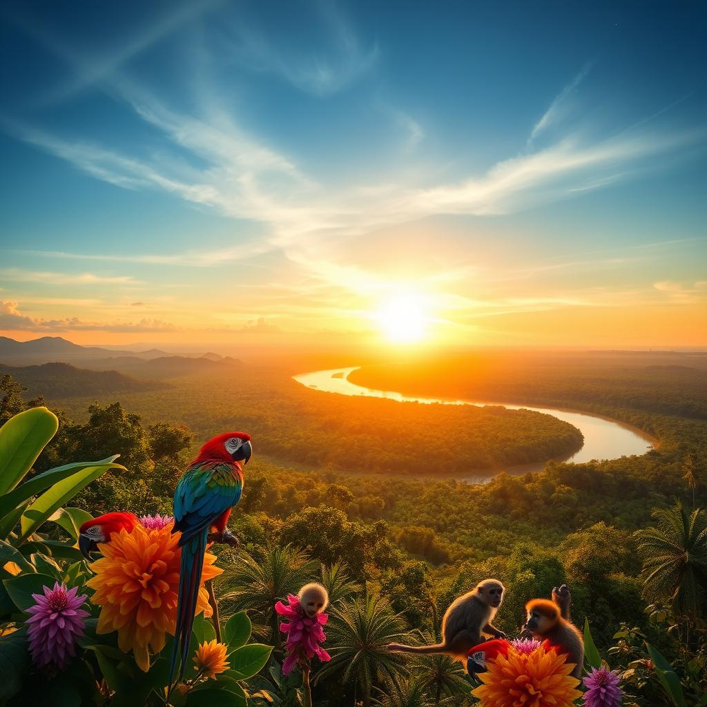 Breathtaking Amazon Rainforest in Brazil