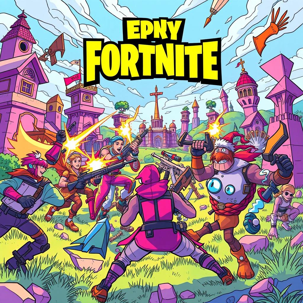 Unleash Your Creativity: Fortnite Epic Battle Scene