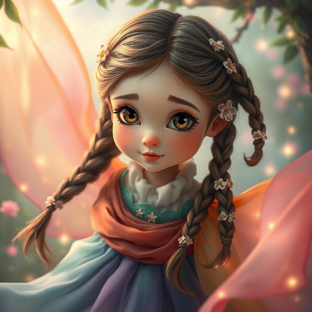 Dreamy Whispers: Lolas Enchanted Portrait