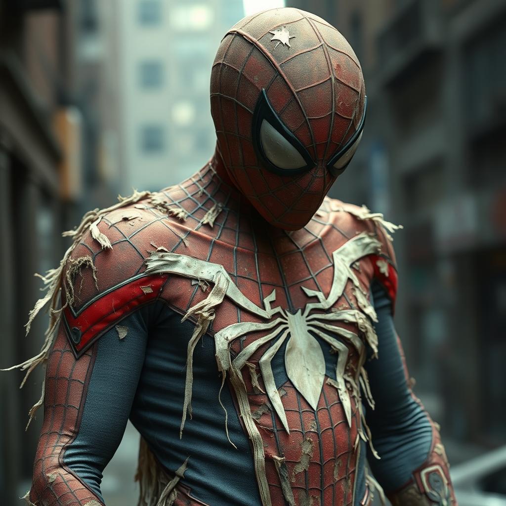 Spider-Mans Tattered Suit