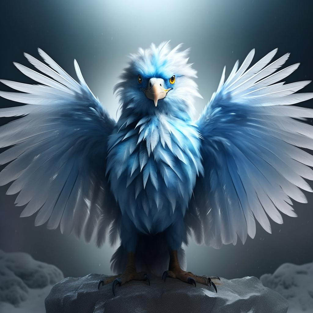 Majestic Bird: Embrace the Chill