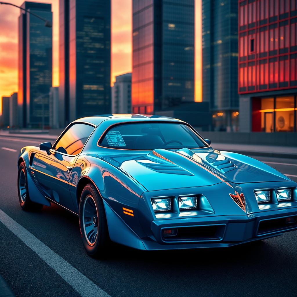 Future Wheels: 1979 Pontiac Firebird EV Electric Blue Edition