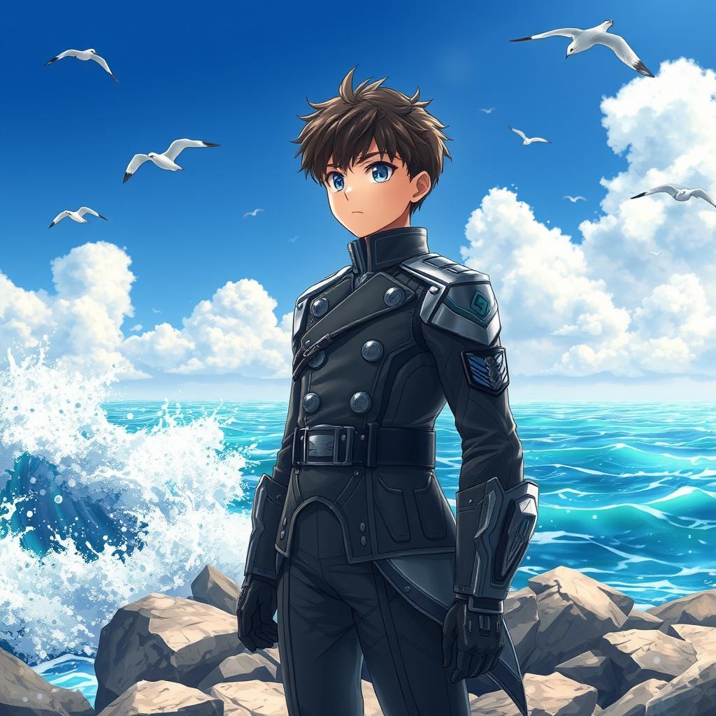 Patriots Pride: Anime Military Boy