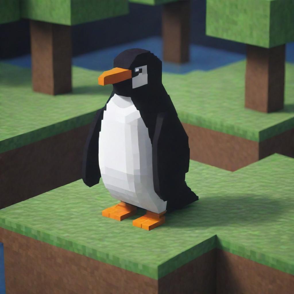 Pixel Penguins Minecraft Adventure