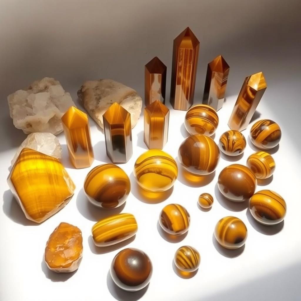 Tigers Eye Crystal Collection: Unleash Inner Strength & Wisdom