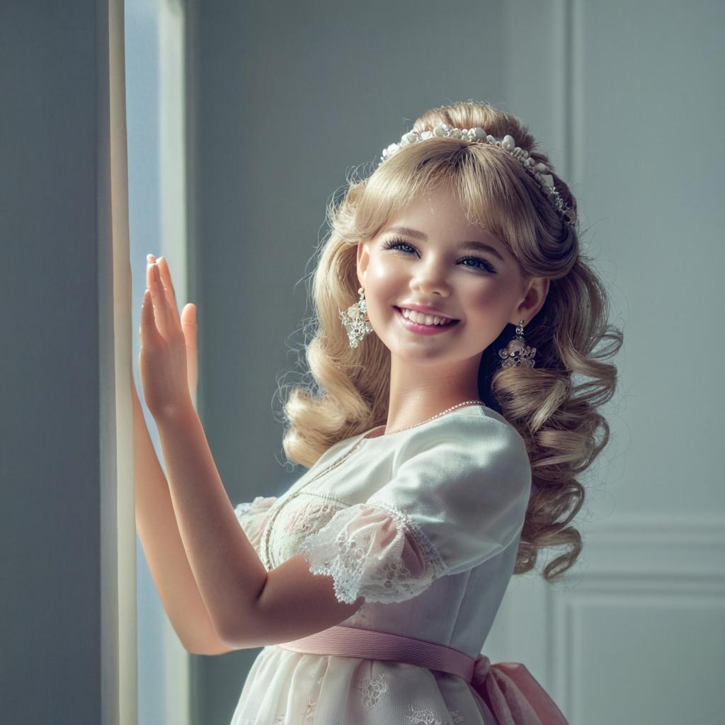 Vintage Barbie in Pink Princess Attire