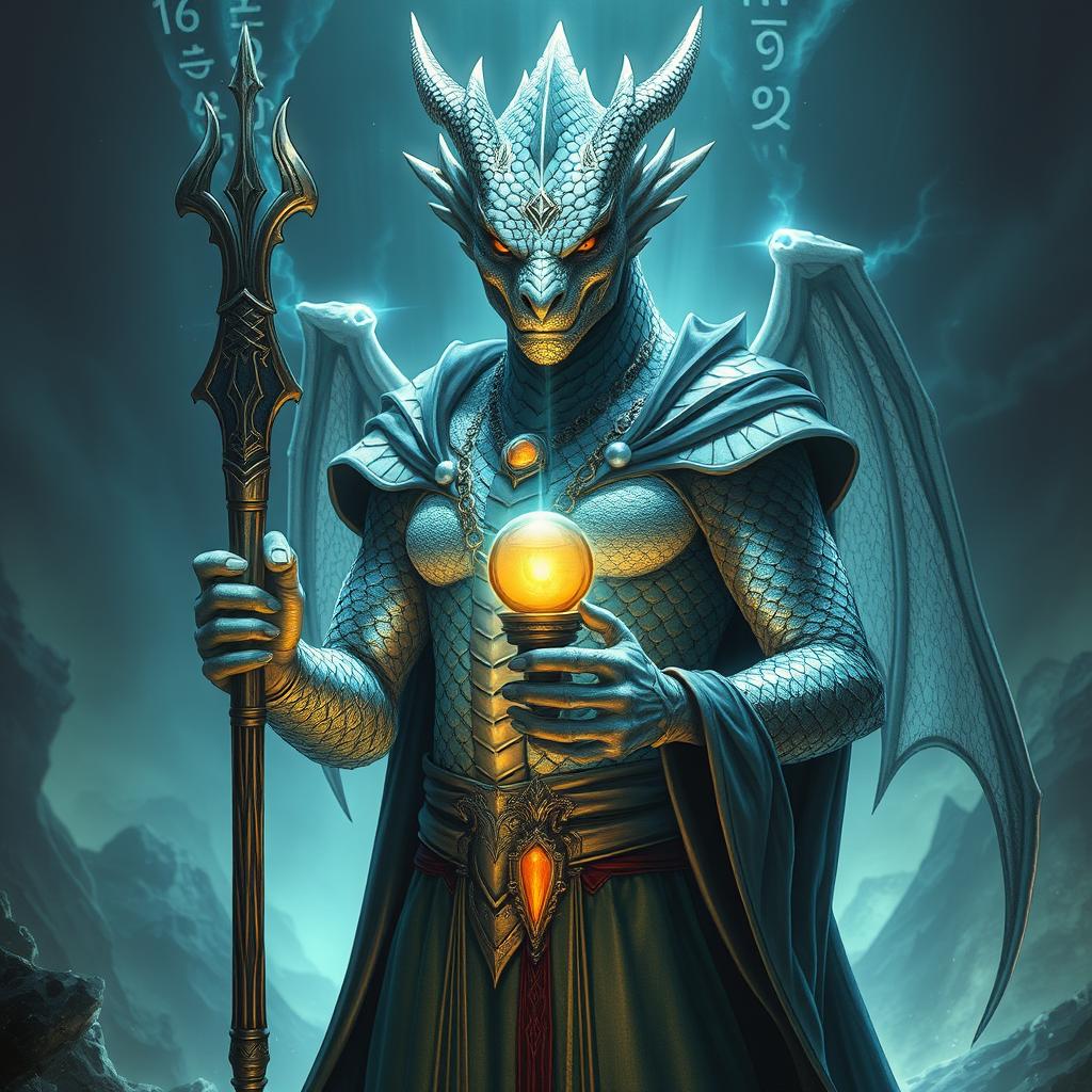 Mystical Realms: Dragonborn Sorcerer Unleashed