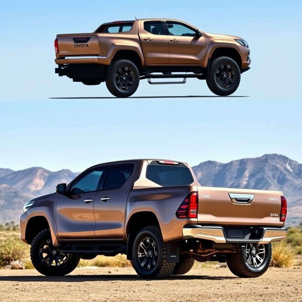 Toyota SW4 Inspired Pickup Truck