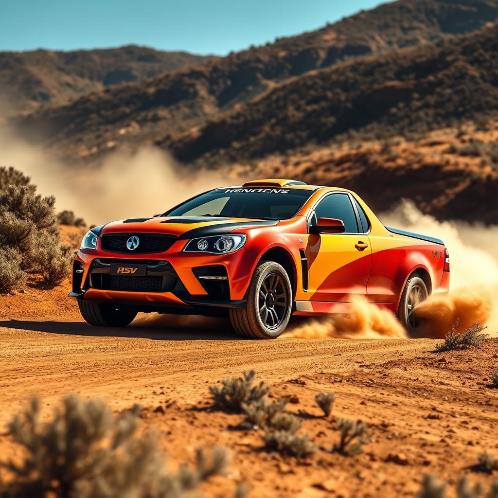 Unleash the Beast: HSV Maloo Rally Car