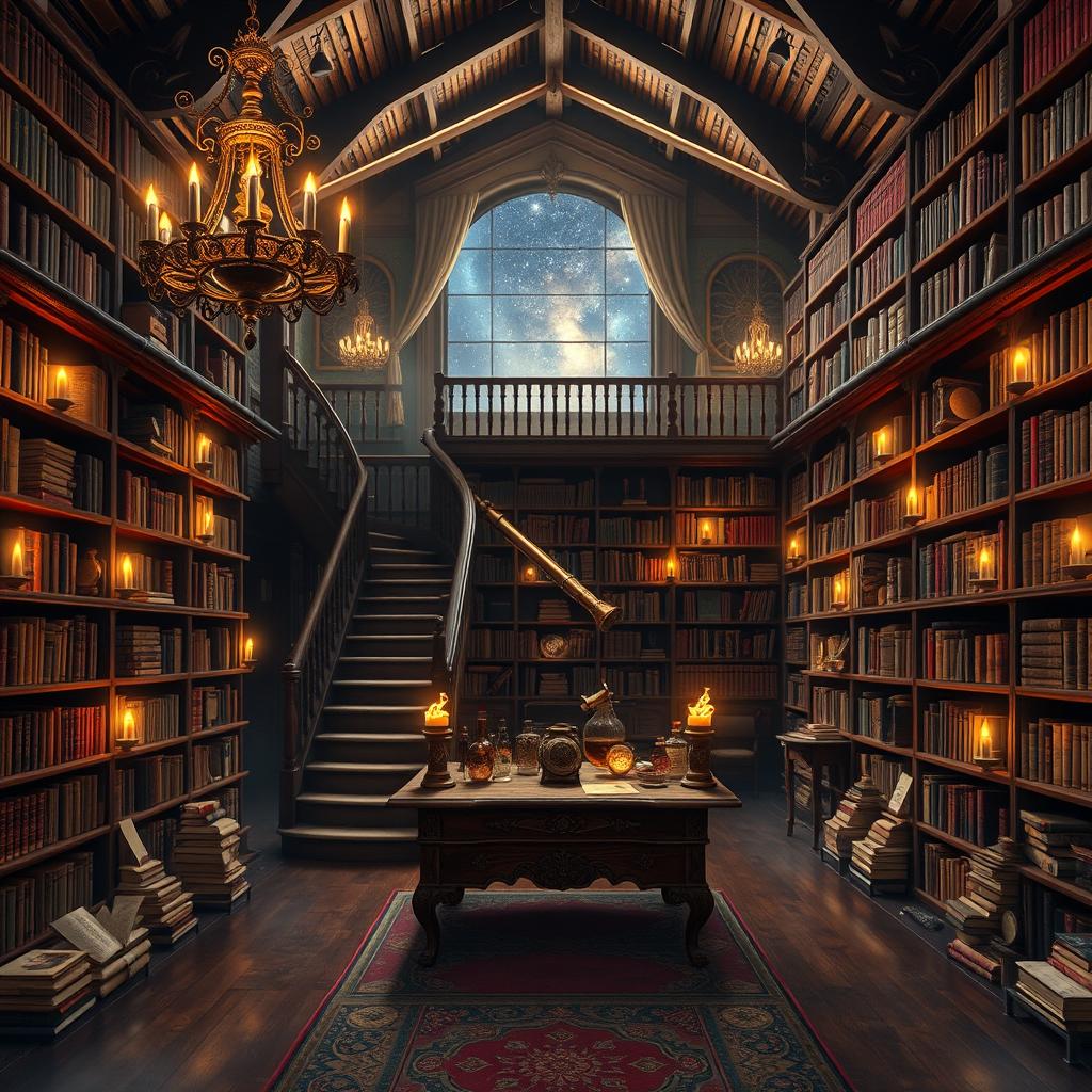 Step into the Enchanted Pages of a Magical Library